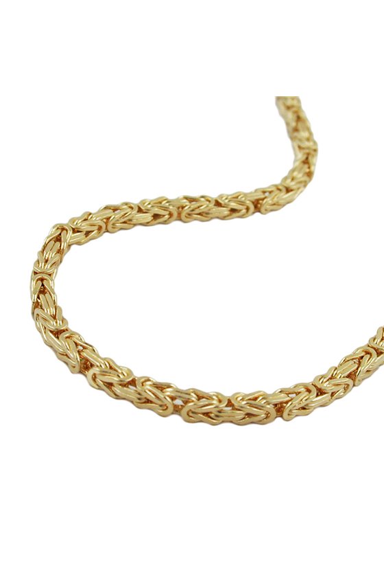 BRACELET BYZANTINE CHAIN GOLD PLATED 19CM