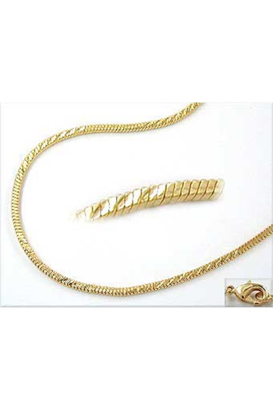 BRACELET SQUARE LINK CHAIN GOLD PLATED