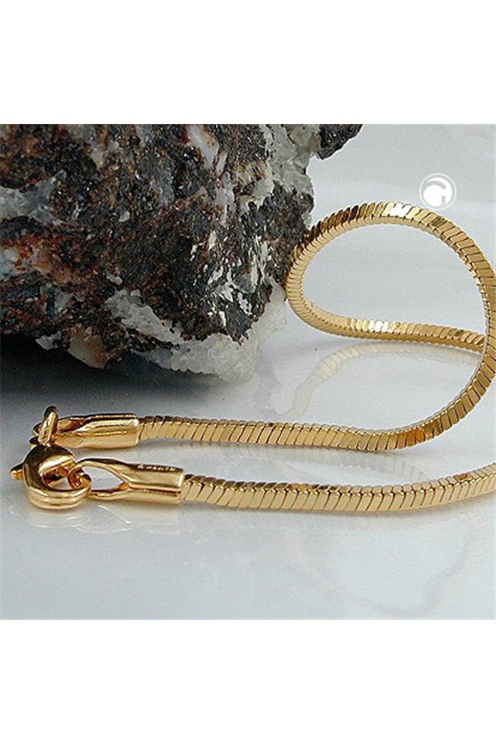 BRACELET CUBIC LINK CHAINS GOLD PLATED