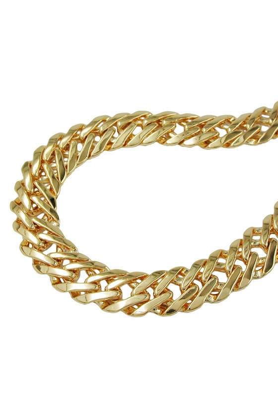 BRACELET FANTASY CHAIN GOLD PLATED 19CM