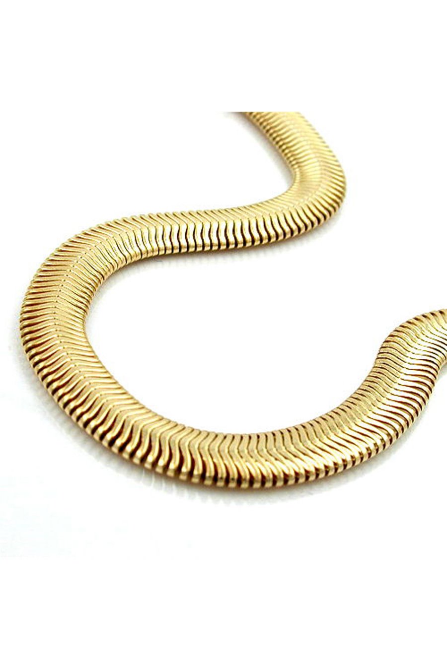 BRACELET 4X2MM SNAKE CHAIN GOLD-PLATED