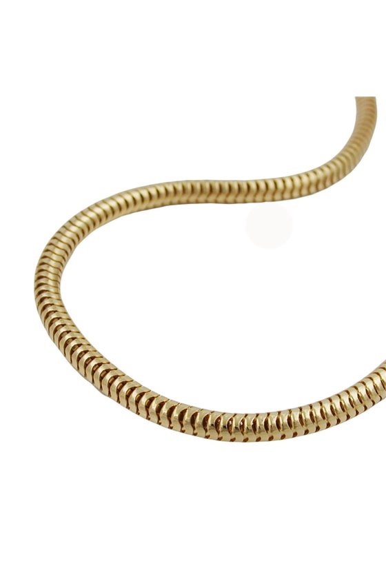 BRACELET 2.4MM SNAKE CHAIN GOLD PLATED