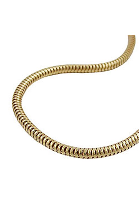 BRACELET 2.4MM SNAKE CHAIN GOLD PLATED