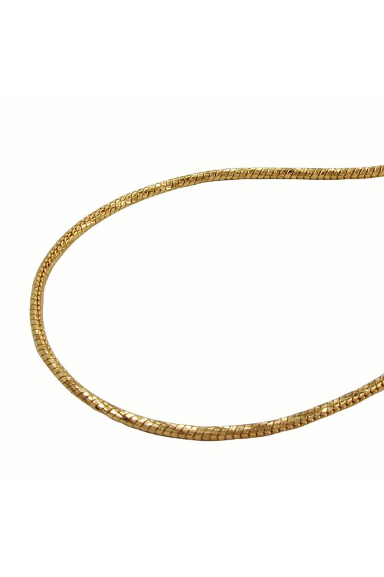 BRACELET ROUND SNAKE CHAIN GOLD PLATED