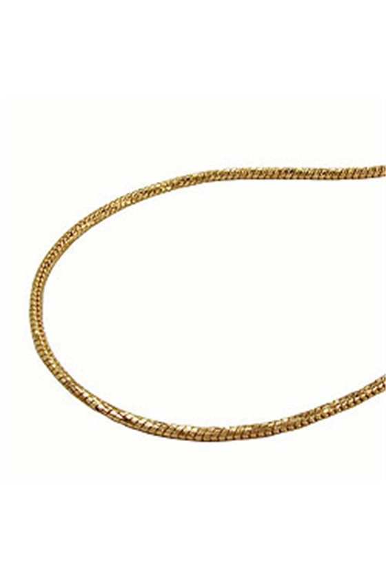 BRACELET ROUND SNAKE CHAIN GOLD PLATED