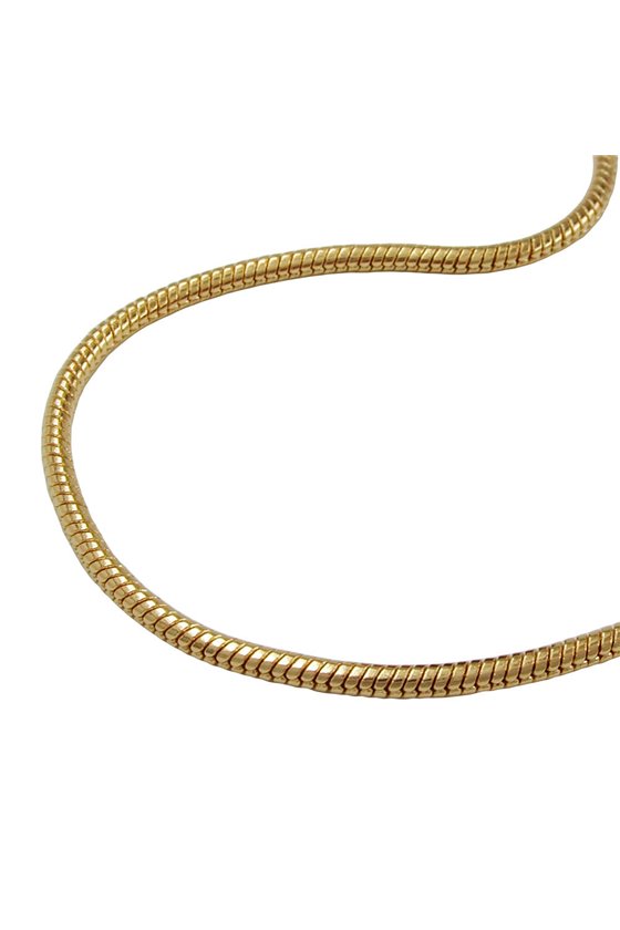 BRACELET ROUND SNAKE CHAIN GOLD PLATED