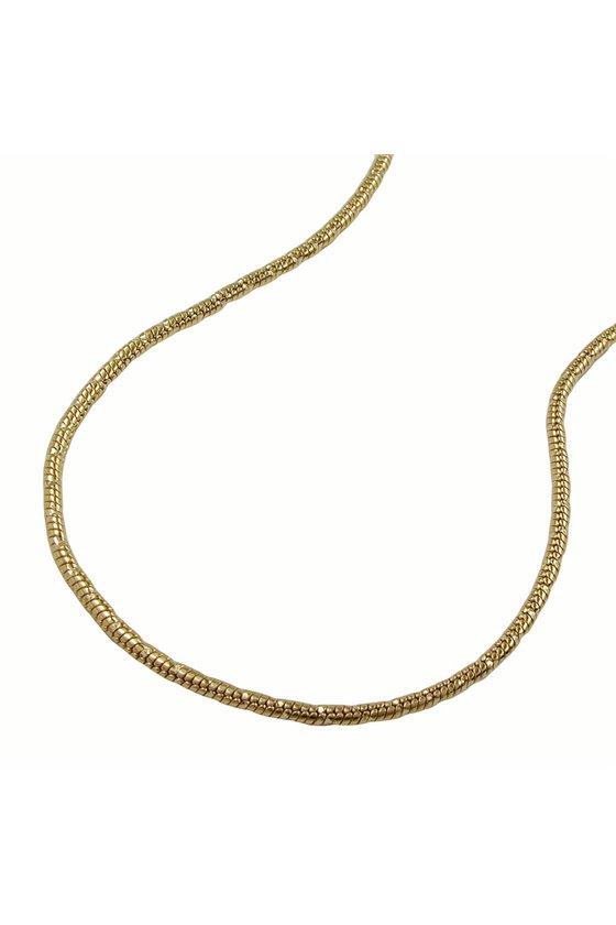 BRACELET ROUND SNAKE CHAIN GOLD PLATED