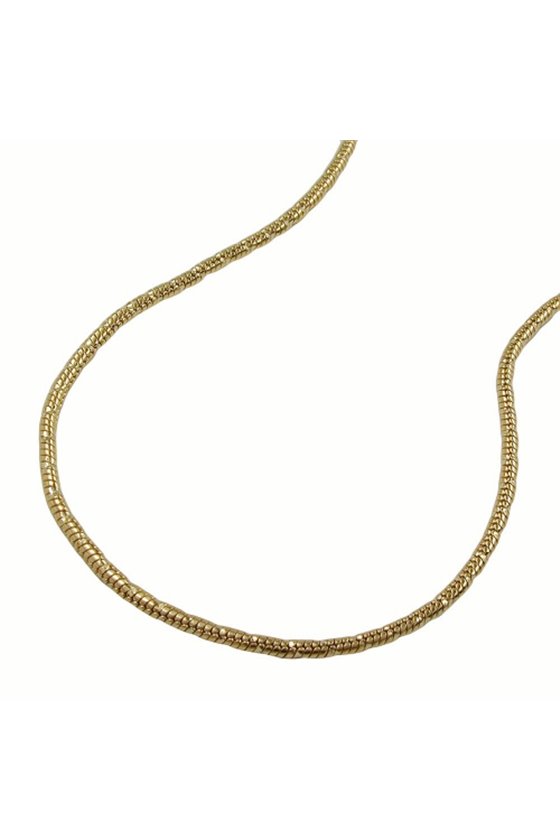 BRACELET ROUND SNAKE CHAIN GOLD PLATED