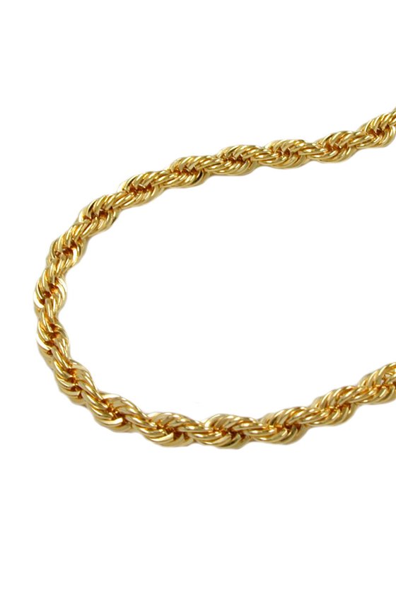 BRACELET FRENCH ROPE CHAIN GOLD PLATED 19CM