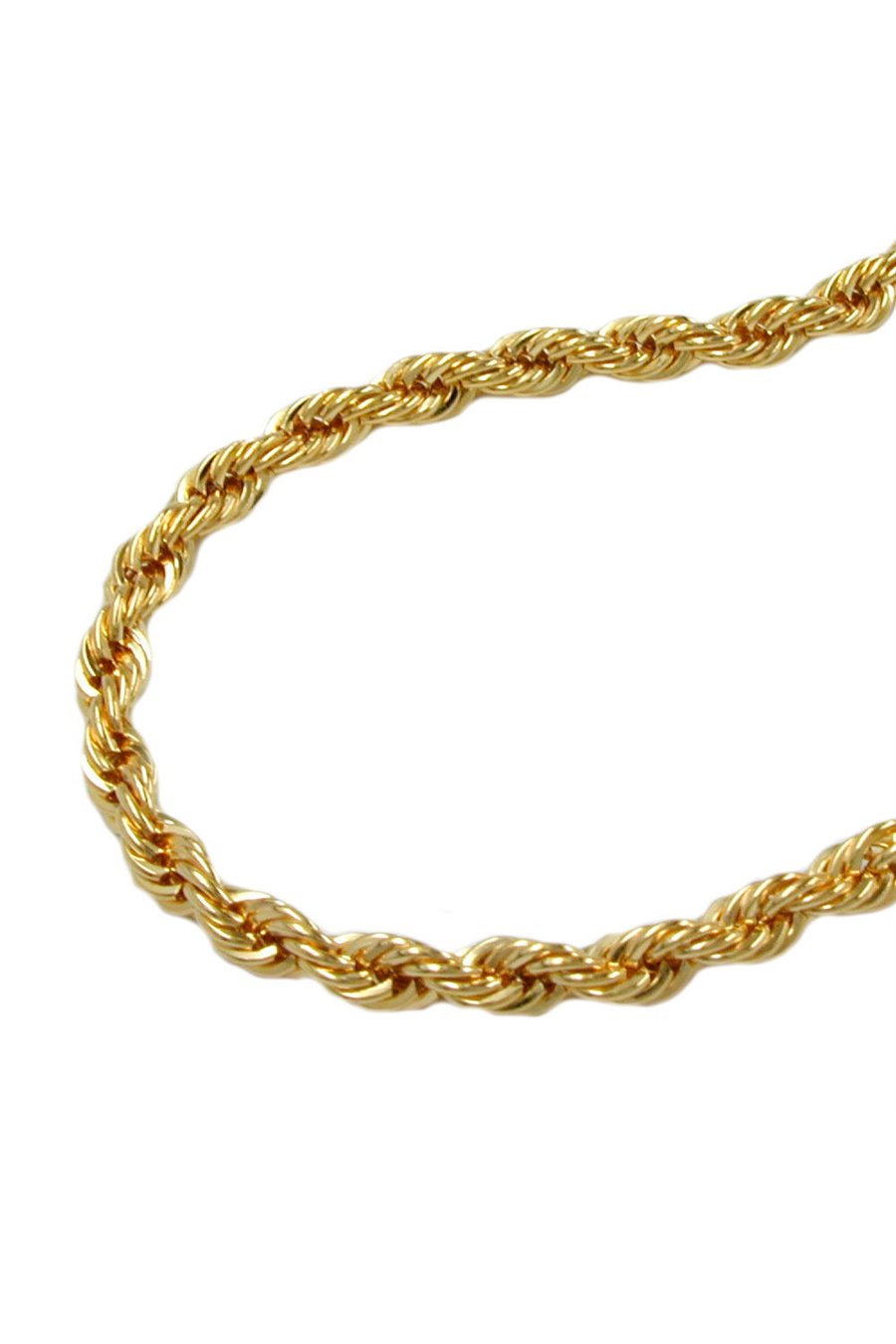 BRACELET FRENCH ROPE CHAIN GOLD PLATED 19CM