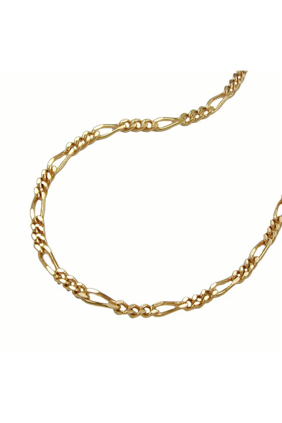 BRACELET FIGARO CHAIN GOLD PLATED
