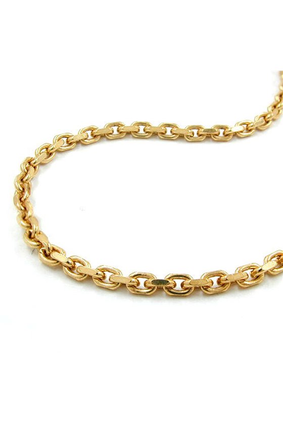 ANCHOR CHAIN GOLD PLATED 2MM