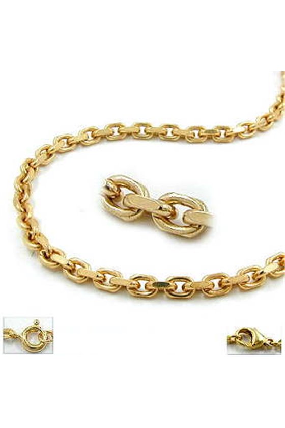 ANCHOR CHAIN GOLD PLATED 2MM