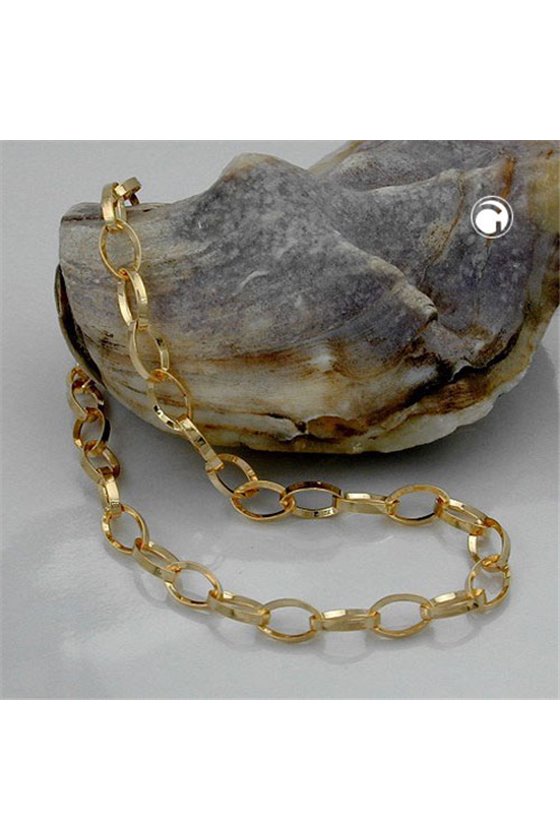 BRACELET ANCHOR CHAIN GOLD PLATED