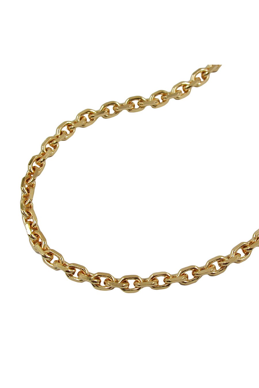 ANCHOR CHAIN DIAMOND CUT GOLD PLATED