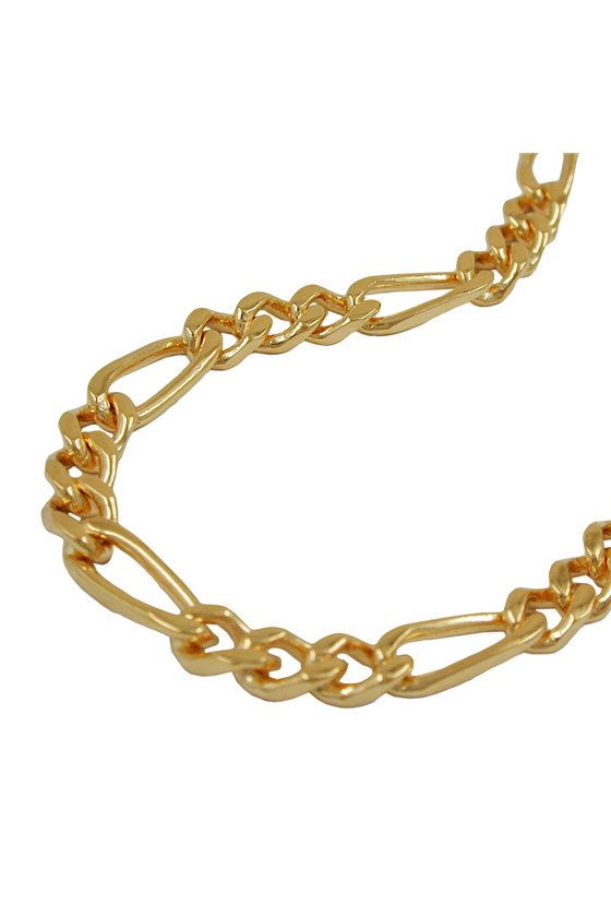 BRACELET FIGARO CHAIN GOLD PLATED