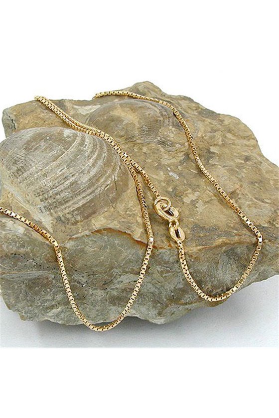 NECKLACE BOX CHAIN GOLD PLATED