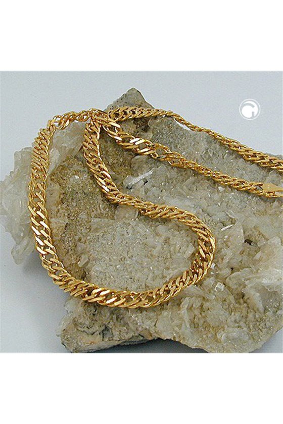 DOUBLE ROMBO CHAIN GOLD PLATED