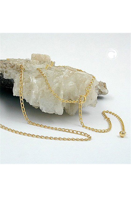BELLY CHAIN GOLD PLATED (OPEN CURB CHAIN)