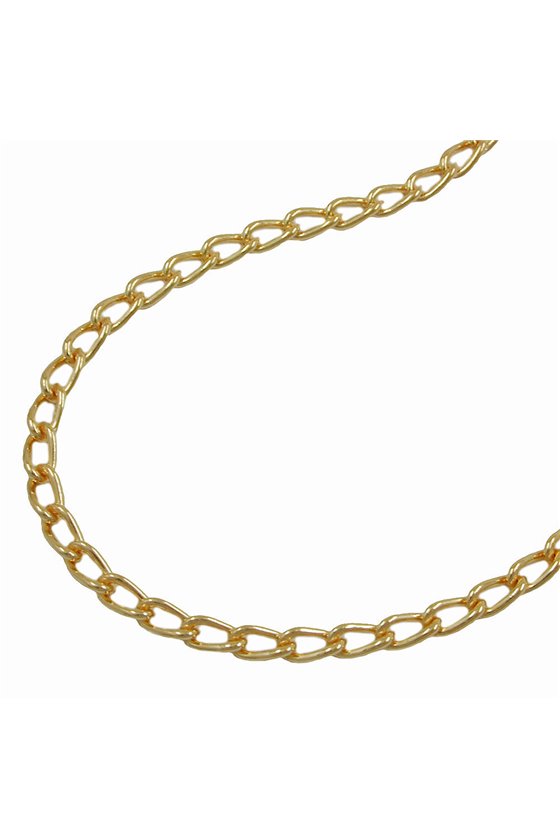 BELLY CHAIN OPEN CURB CHAIN GOLD PLATED