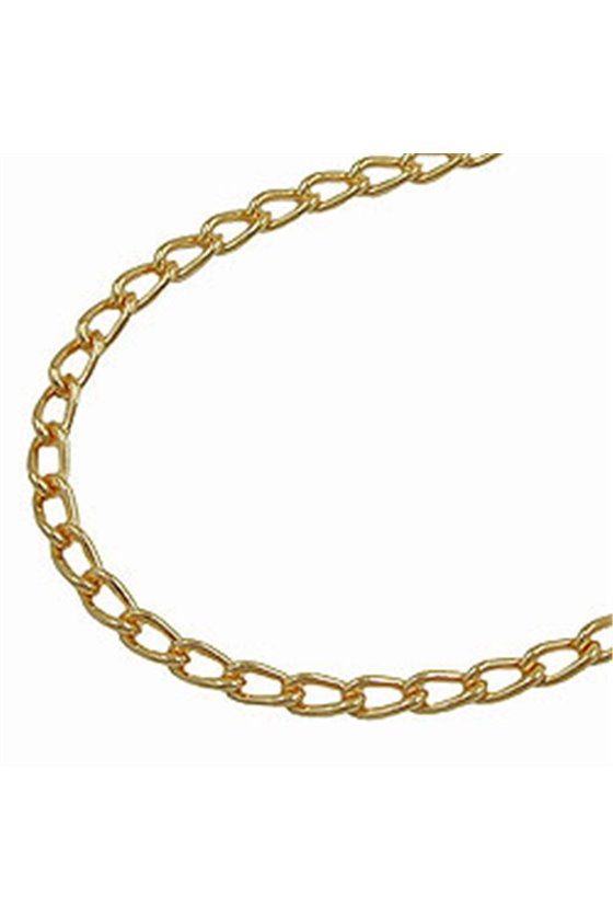 BELLY CHAIN OPEN CURB CHAIN GOLD PLATED