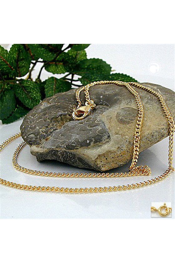 CURB CHAIN 42CM GOLD PLATED