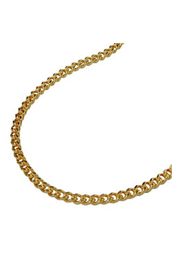 CURB CHAIN 42CM GOLD PLATED