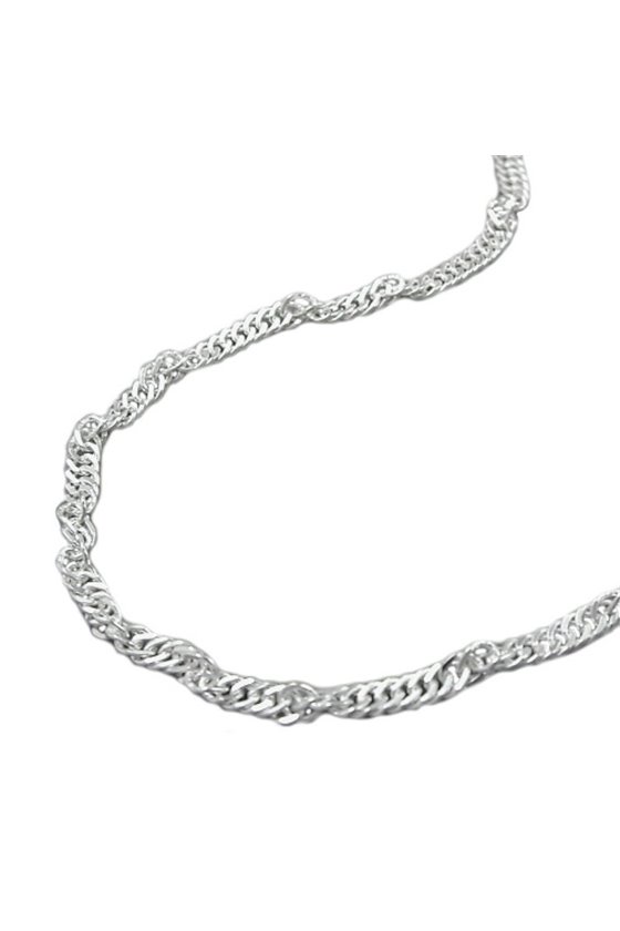BELLY CHAIN SINGAPORE SILVER 925 100CM