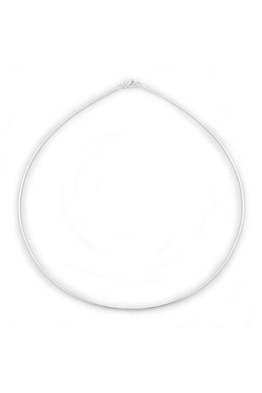 NECKLACE OMEGA CHAIN ROUND SILVER 925 42CM