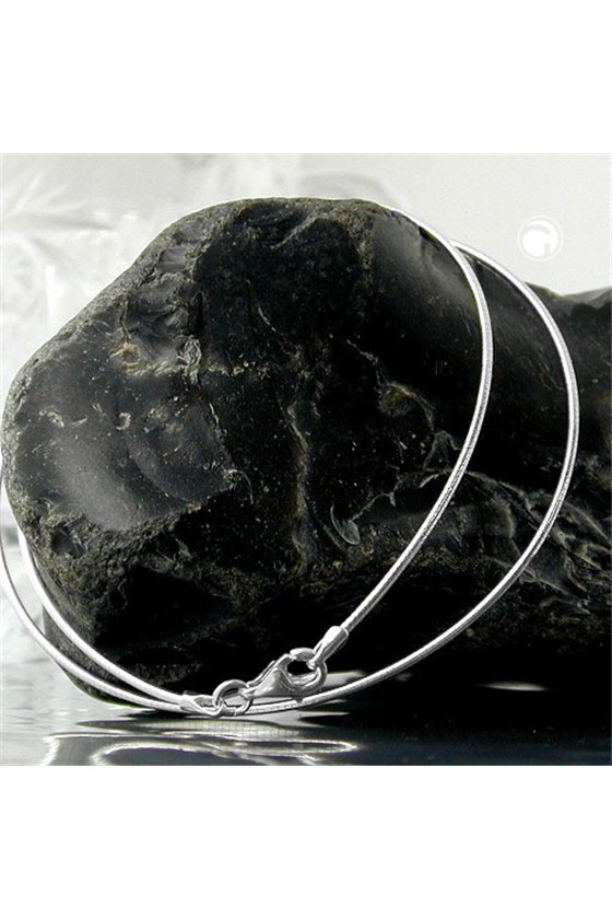 NECKLACE OMEGA CHAIN ROUND SILVER 925 42CM
