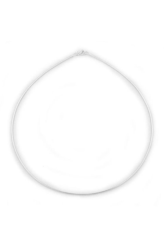 NECKLACE OMEGA CHAIN ROUND SILVER 925 42CM
