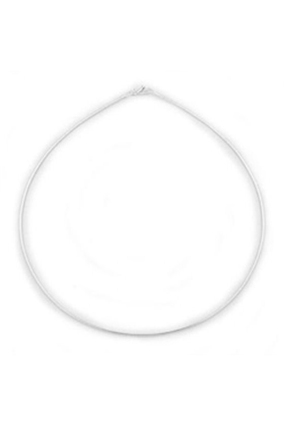 NECKLACE OMEGA CHAIN ROUND SILVER 925 42CM