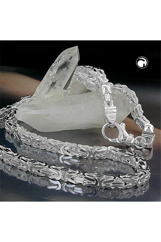 NECKLACE BYZANTINE CHAIN SILVER 925 70CM