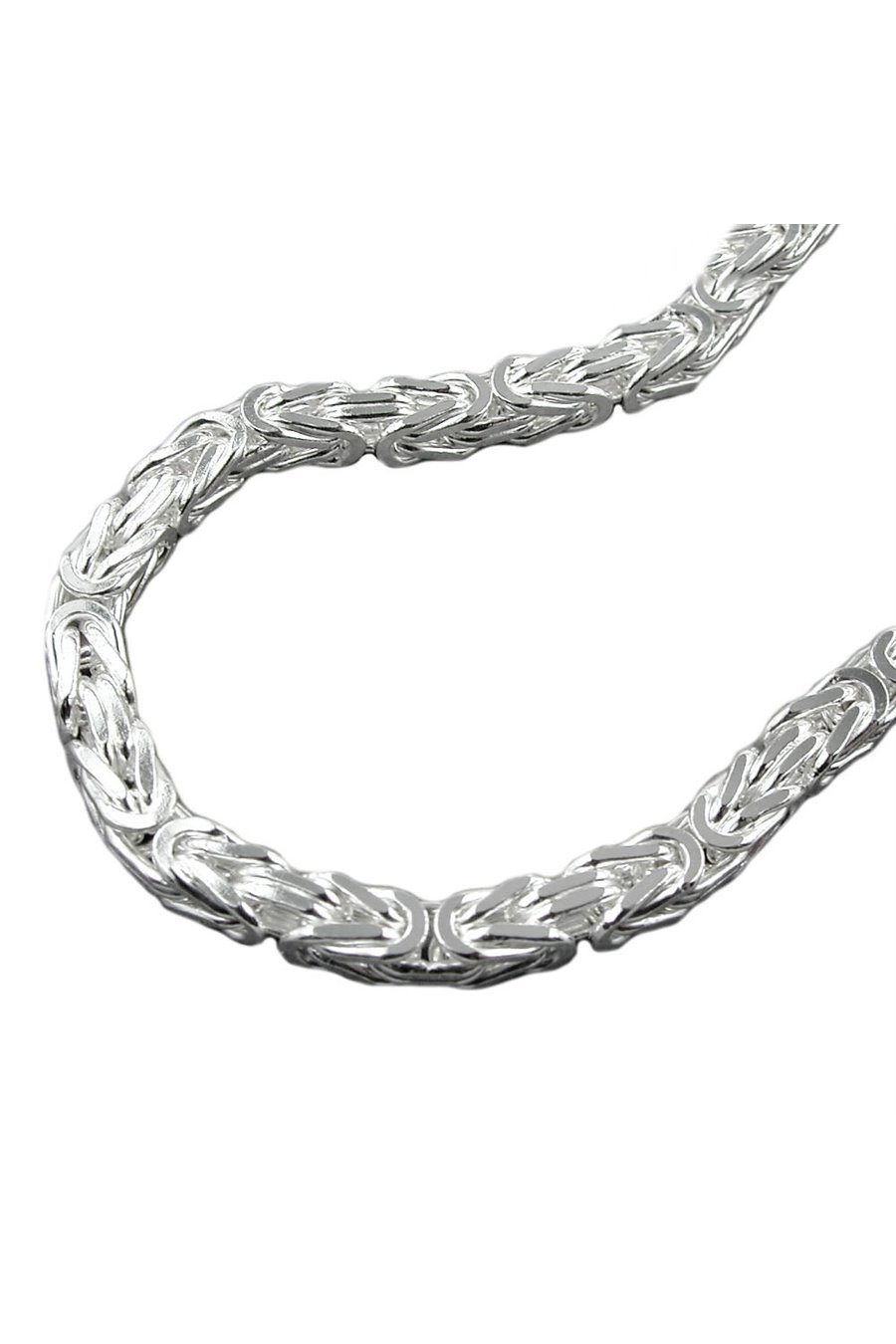 BRACELET BYZANTINE CHAIN SILVER 925 23CM
