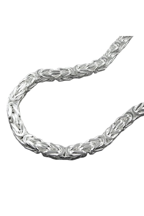 BRACELET BYZANTINE CHAIN SILVER 925 21CM