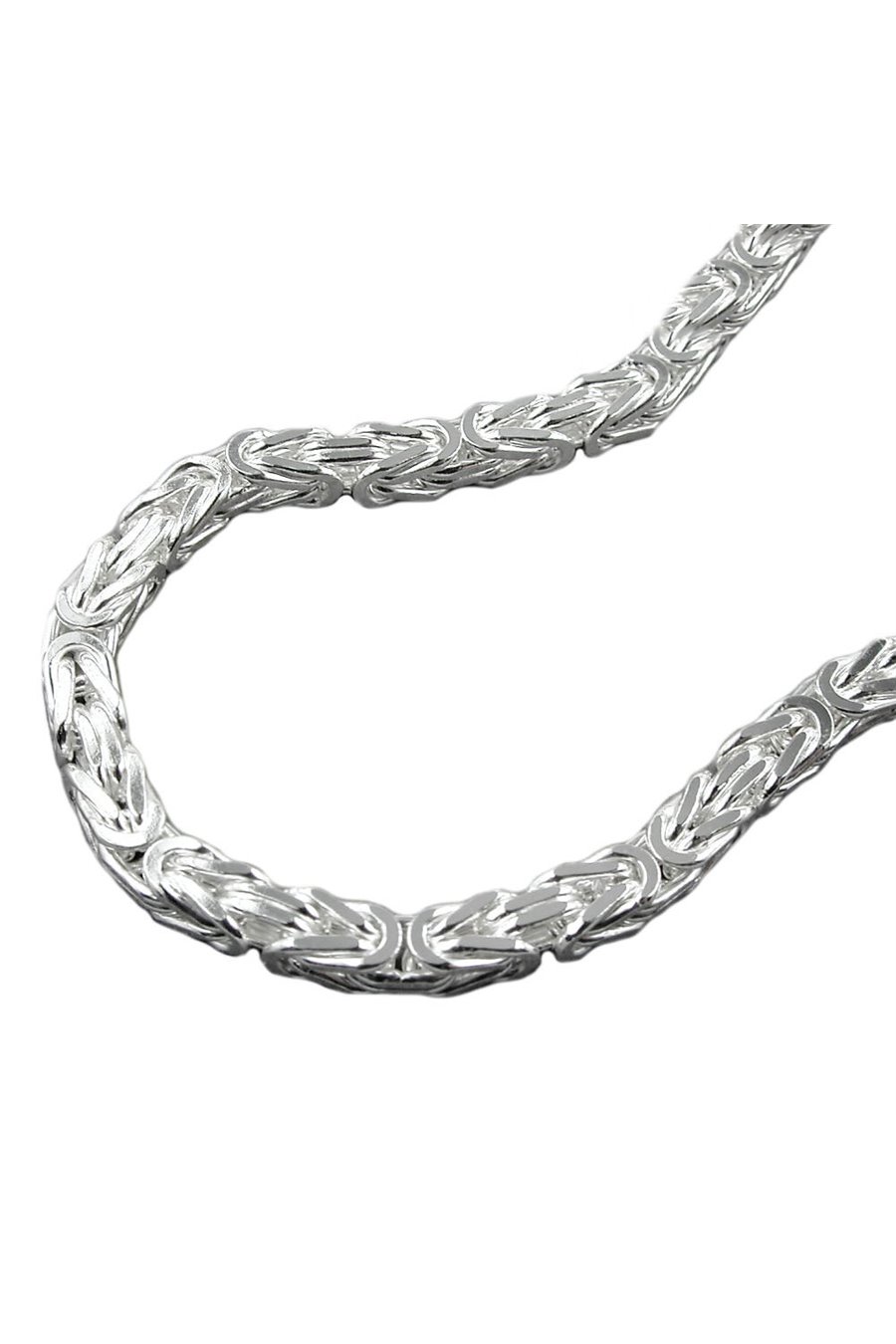 BRACELET BYZANTINE CHAIN SILVER 925 21CM
