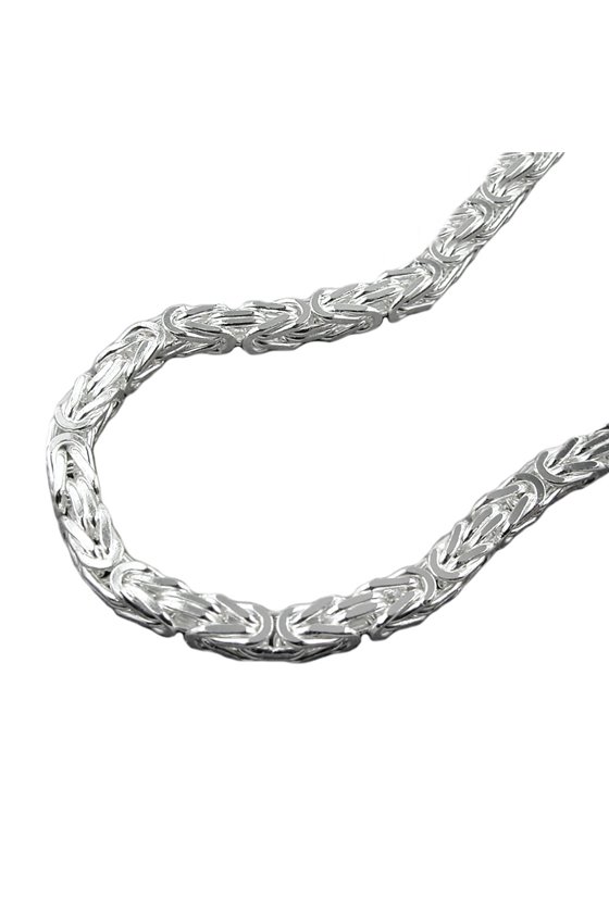 BRACELET BYZANTINE CHAIN 3MM SILVER 925 21CM