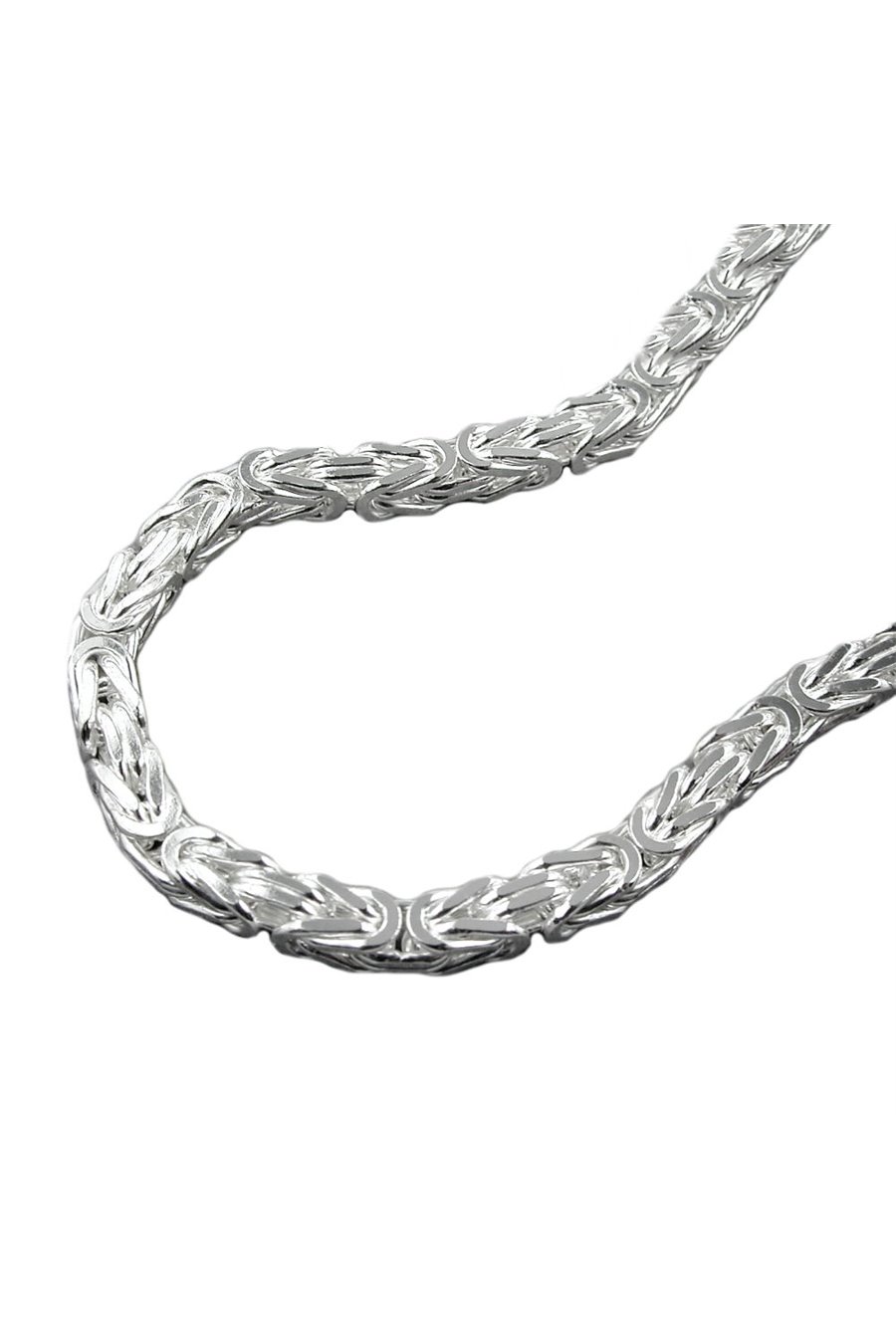 BRACELET BYZANTINE CHAIN 3MM SILVER 925 21CM