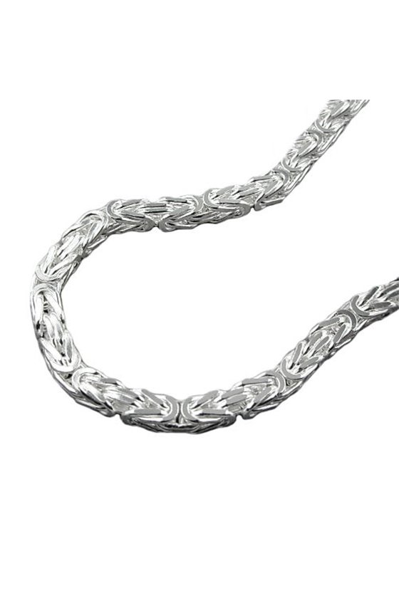 BRACELET BYZANTINE CHAIN 3MM SILVER 925 21CM
