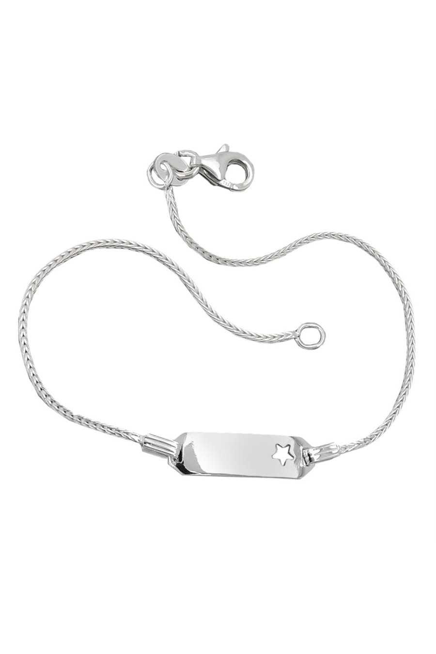 ID BRACELET FOXTAIL CHAIN SILVER 925