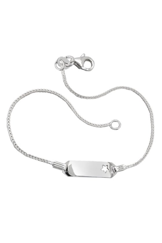 ID BRACELET FOXTAIL CHAIN SILVER 925