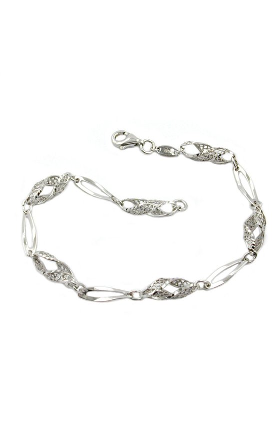 BRACELET FANTASY DESIGN SILVER 925 19CM