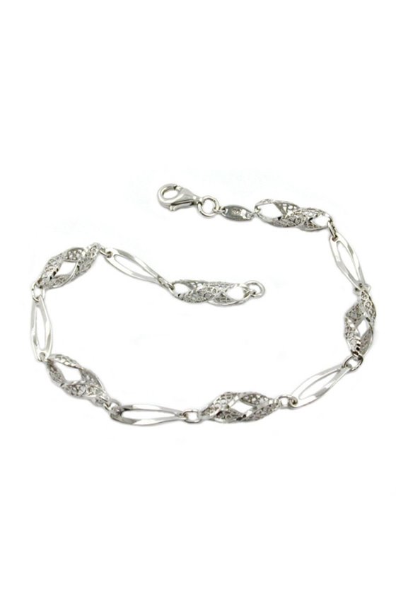 BRACELET FANTASY DESIGN SILVER 925 19CM