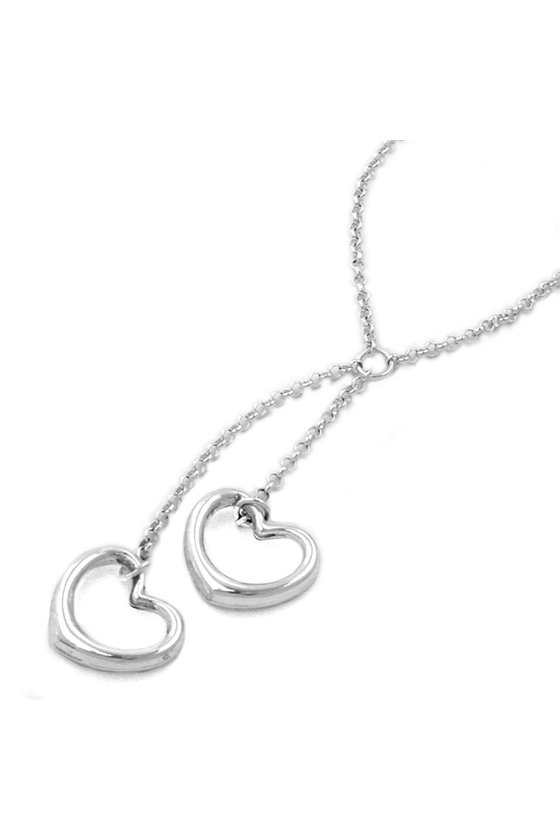 NECKLACE Y-SHAPED CHAIN SILVER 925 43CM