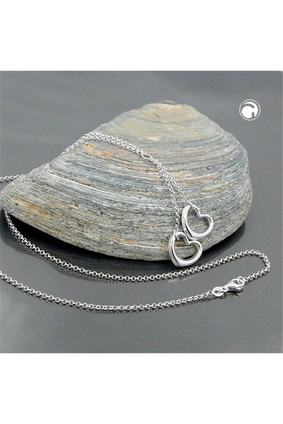 NECKLACE Y-SHAPED CHAIN SILVER 925 43CM