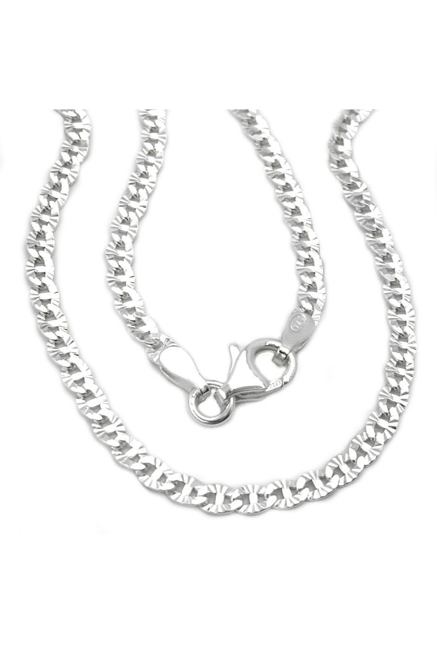 FANTASY CHAIN FLOWERS SILVER 925 42CM