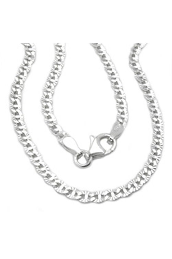 FANTASY CHAIN FLOWERS SILVER 925 42CM