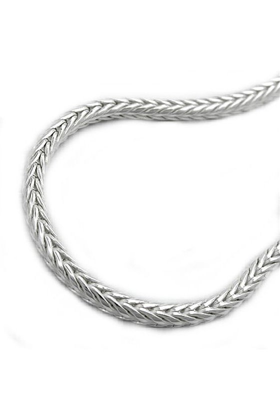 NECKLACE FOX TAIL CHAIN SILVER 925 60CM
