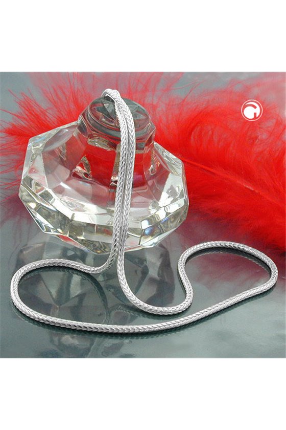 NECKLACE FOX TAIL CHAIN SILVER 925 60CM