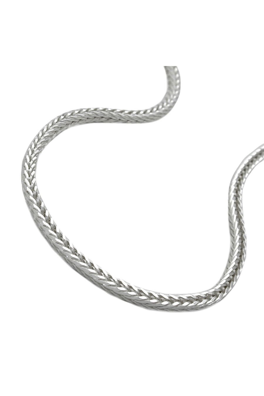 NECKLACE FOX TAIL CHAIN SILVER 925 50CM